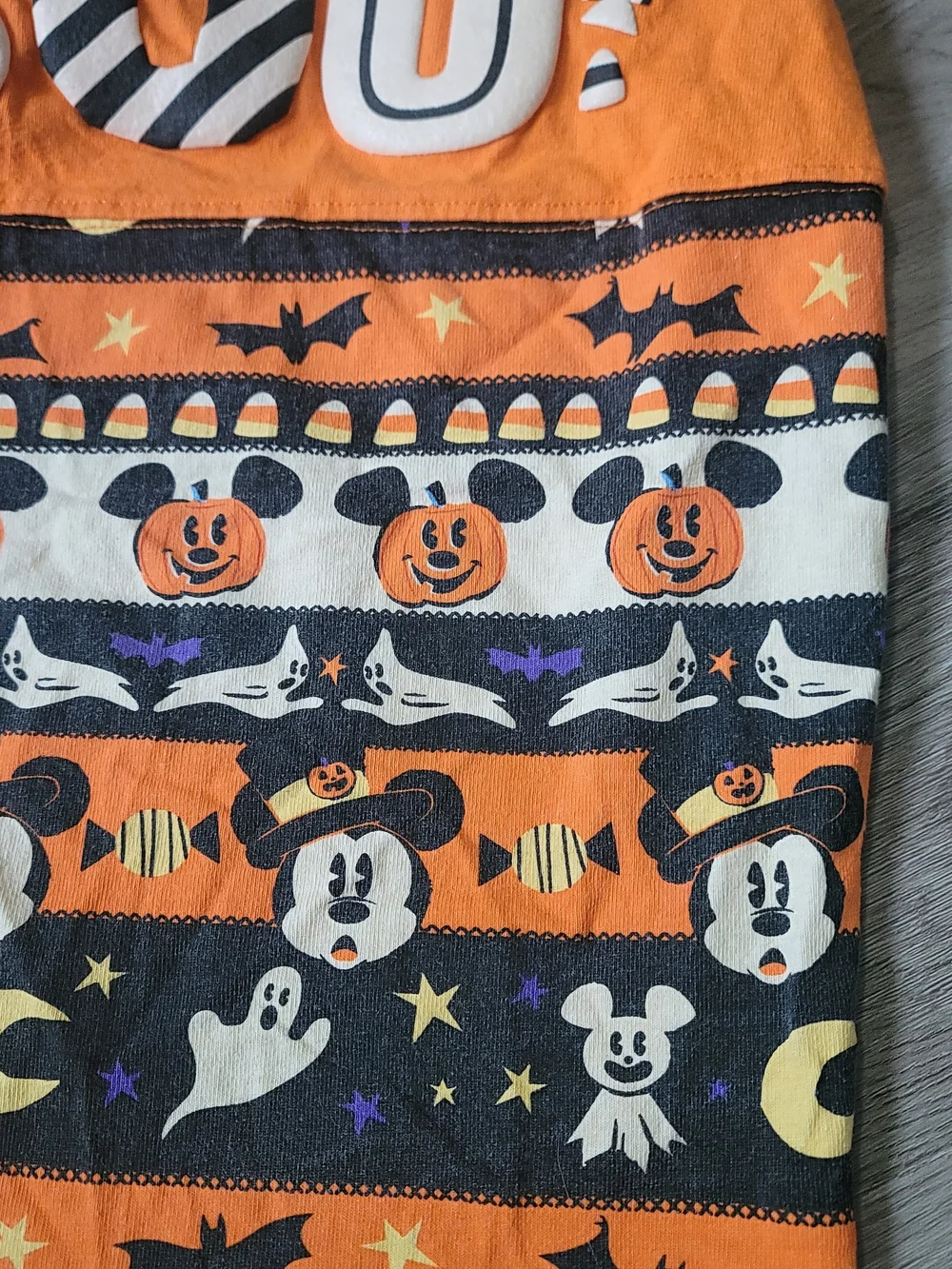 Disney Parks Halloween Mickey Mouse Pet Spirit Jersey Pumpkin Boo Dog Shirt XL
